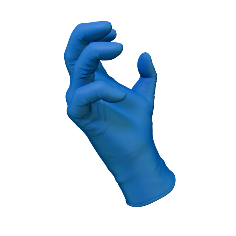 GROWL TECH 3.5 Blue Exam PF Nitrile Glove